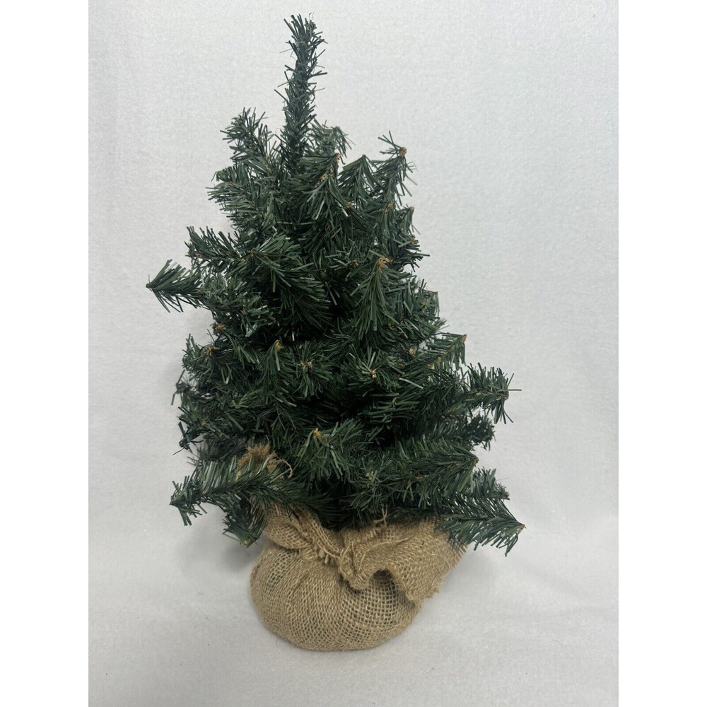 Mini Christmas Tree Burlap Bottom Boho Personal